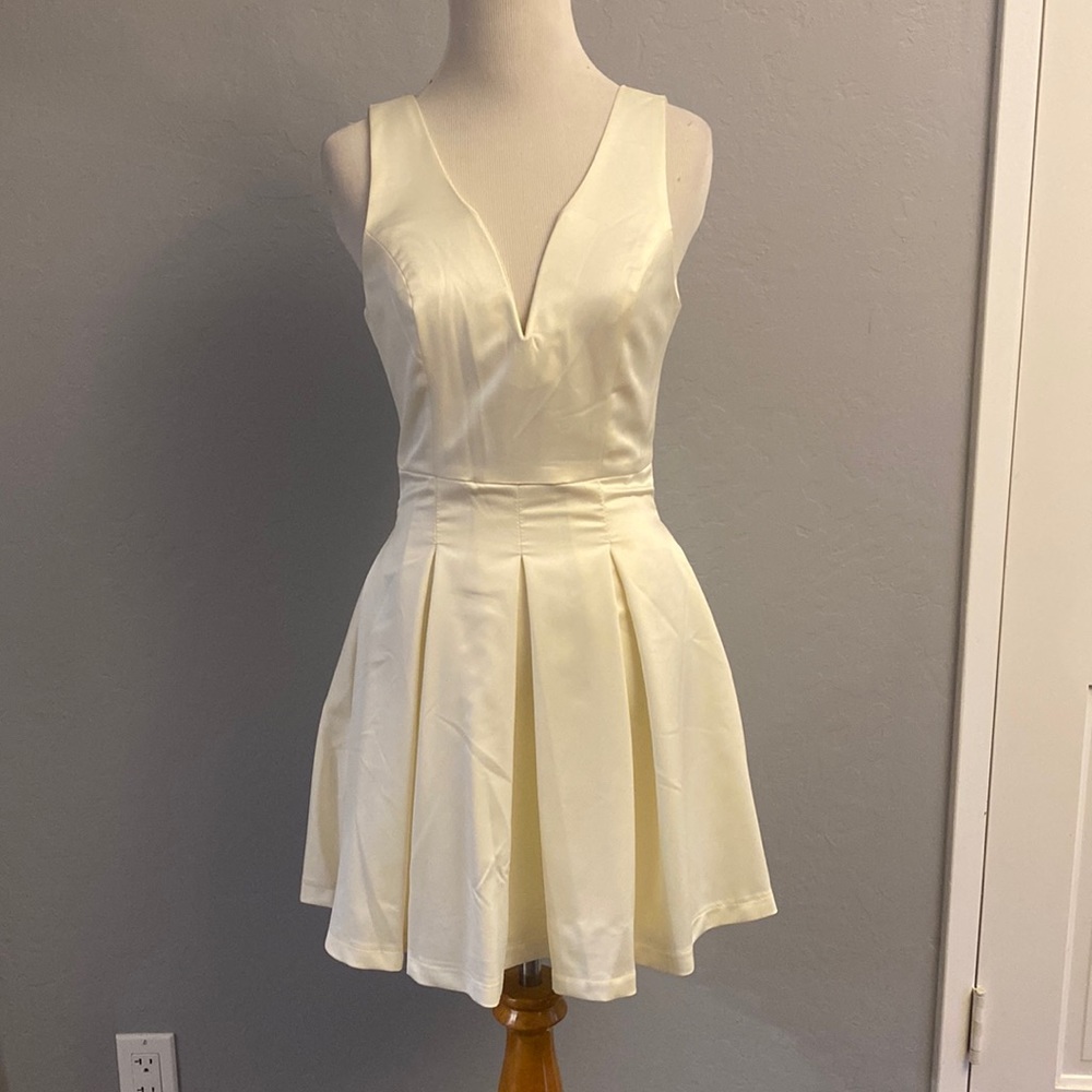 White sun dress